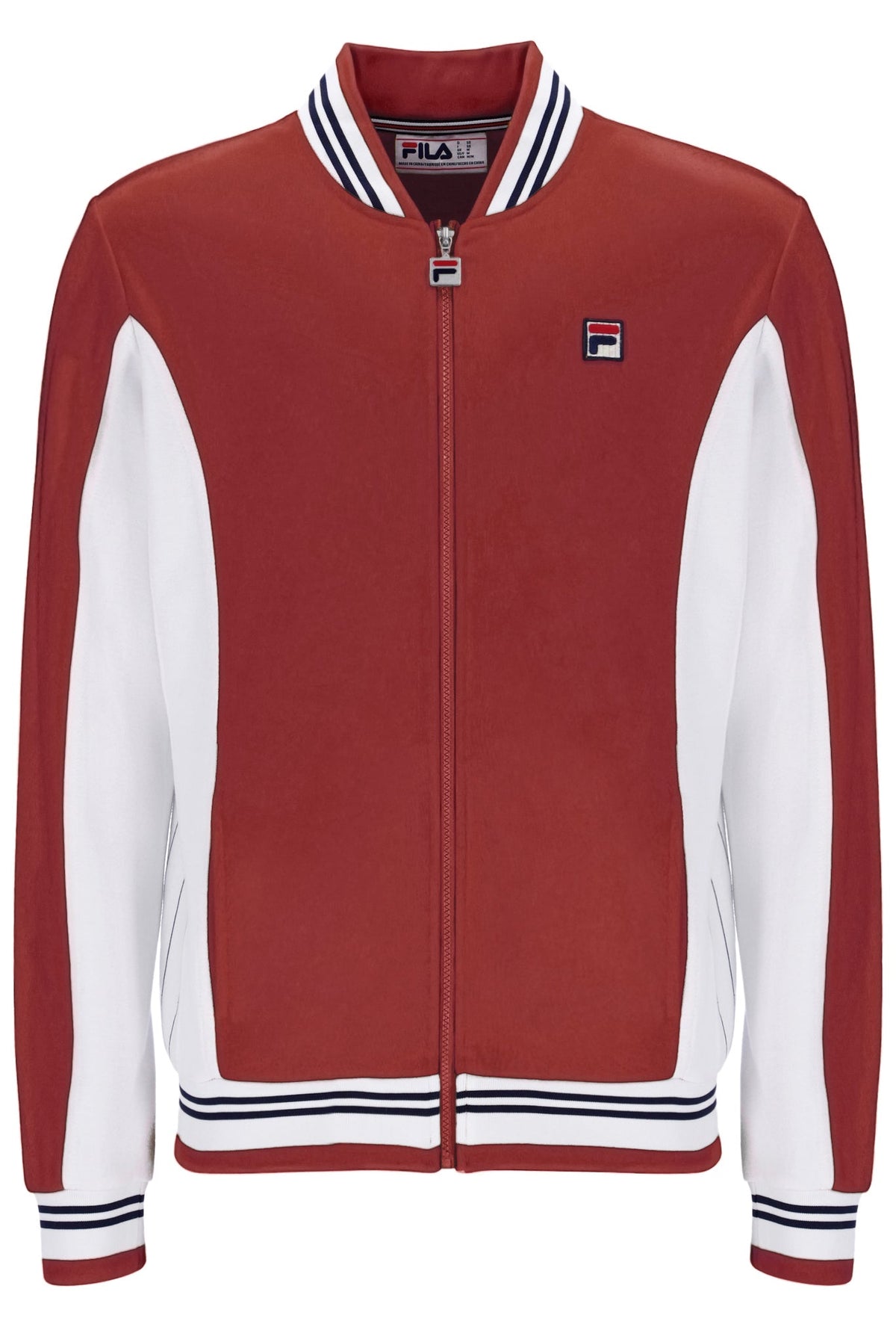 Garnet Settanta Baseball Track Top - Red