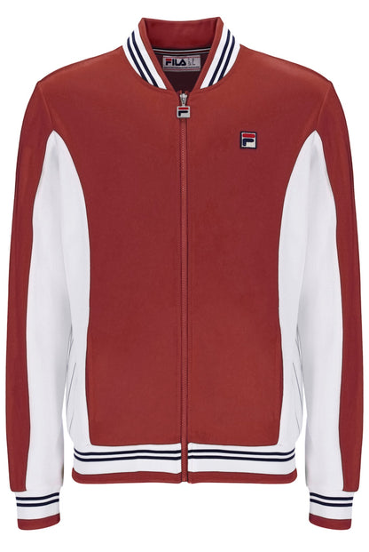 Garnet Settanta Baseball Track Top - Red