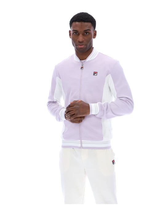 Misty Lilac Settanta Baseball Track Top - Misty Lilac