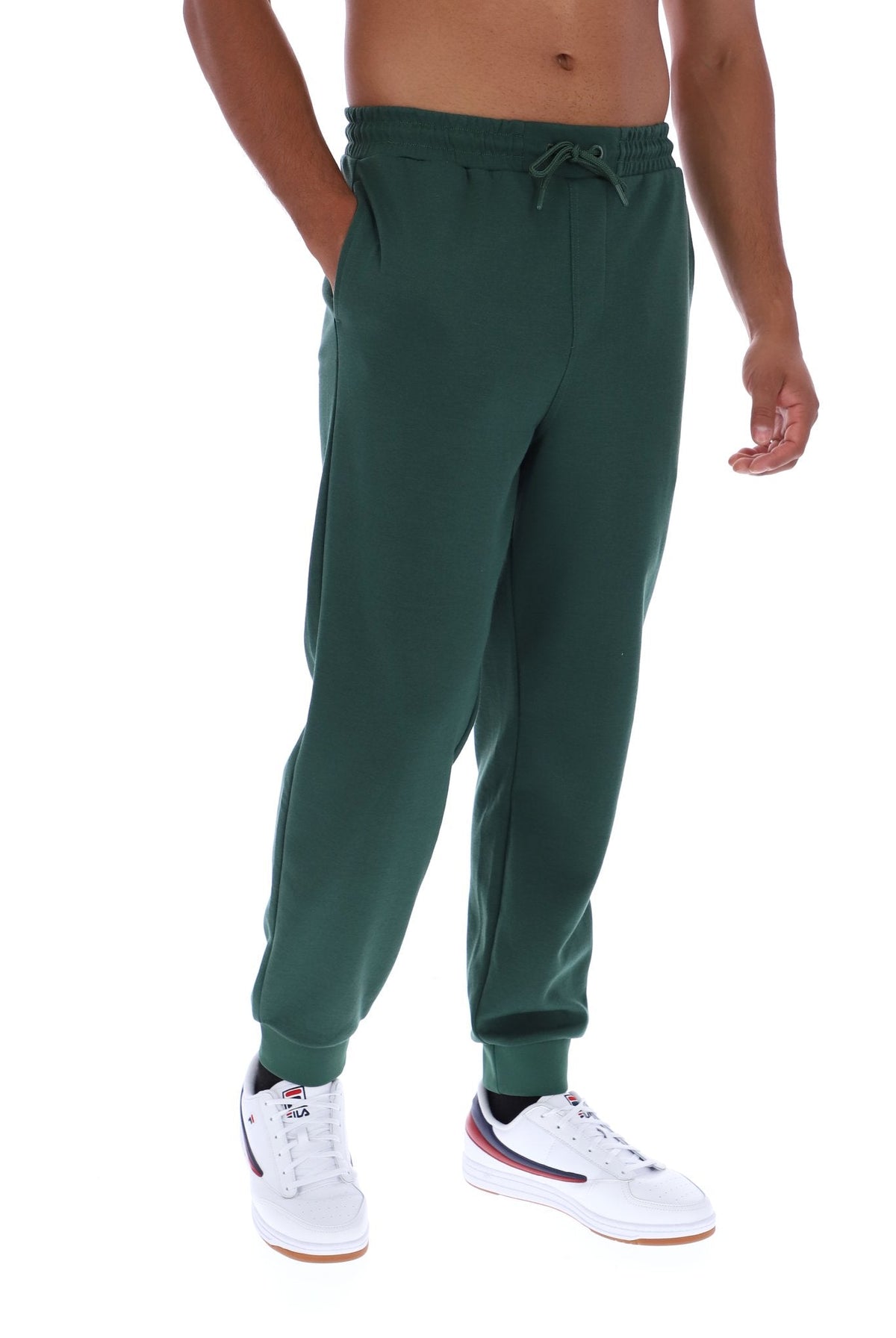 Pine Needle Giulio Plain Pant - Pine Green