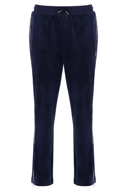 Fila Navy Fio Velour Straight-Leg Jogger - Navy
