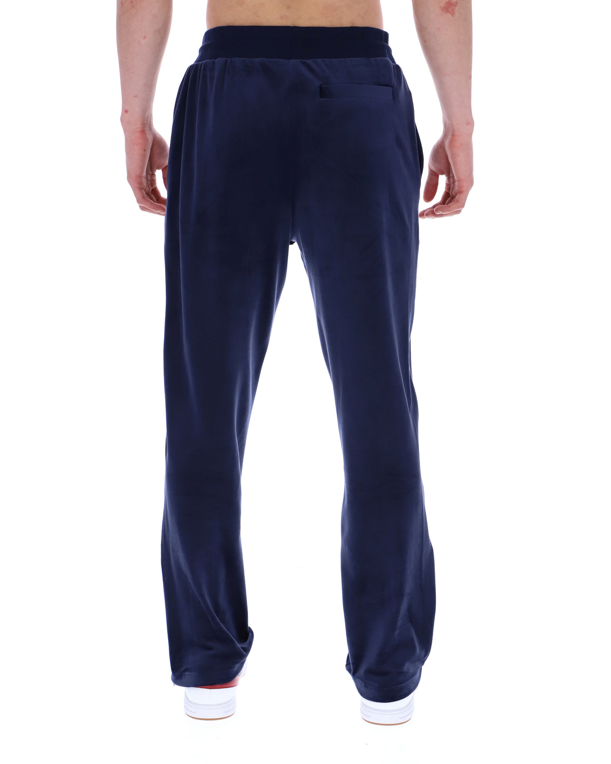 Fila Navy Fio Velour Straight-Leg Jogger - Navy