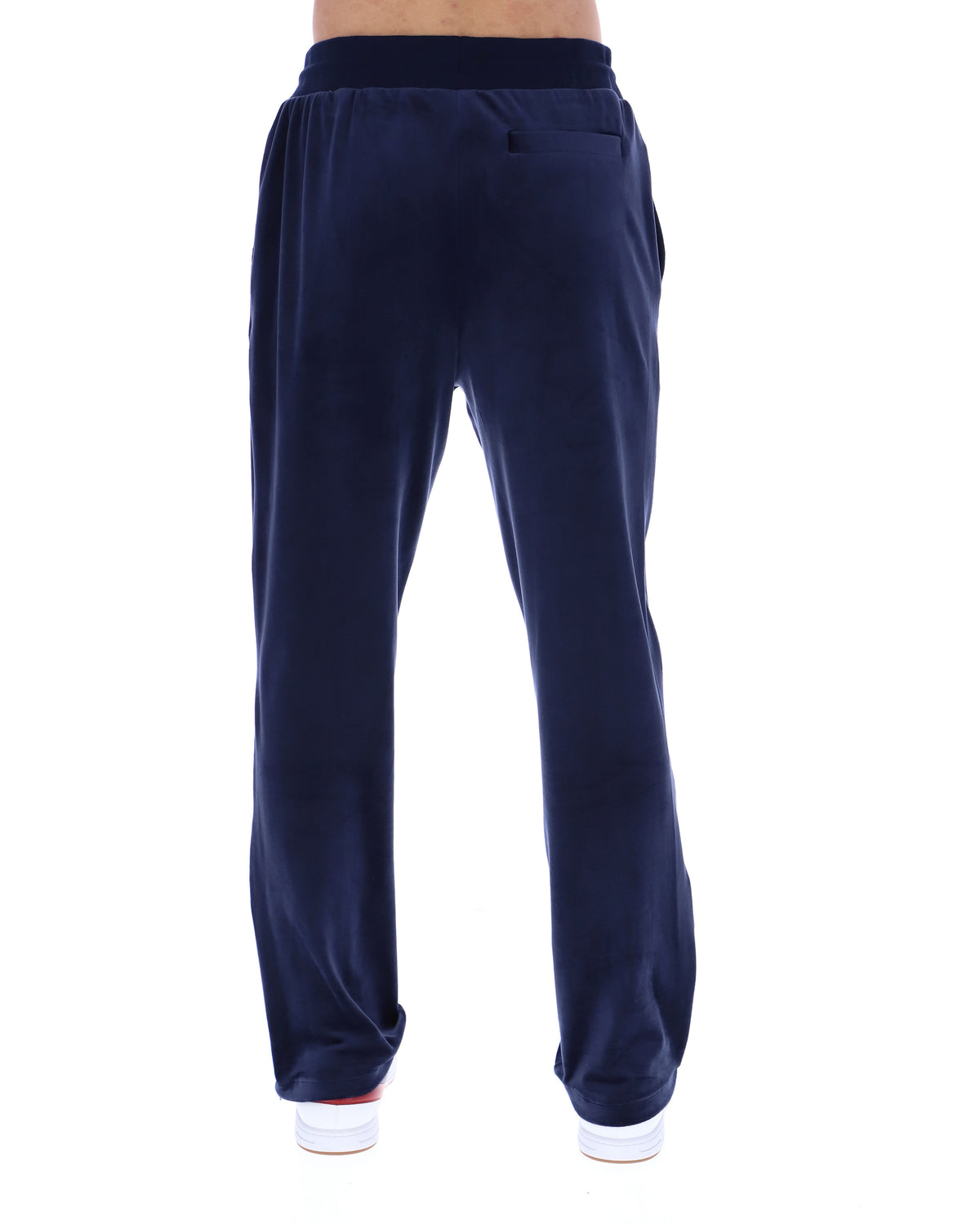 Fila Navy Fio Velour Straight-Leg Jogger - Navy