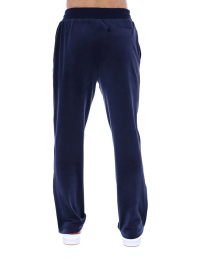 Fila Navy Fio Velour Straight-Leg Jogger - Navy