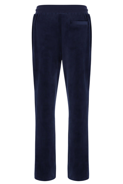 Fila Navy Fio Velour Straight-Leg Jogger - Navy