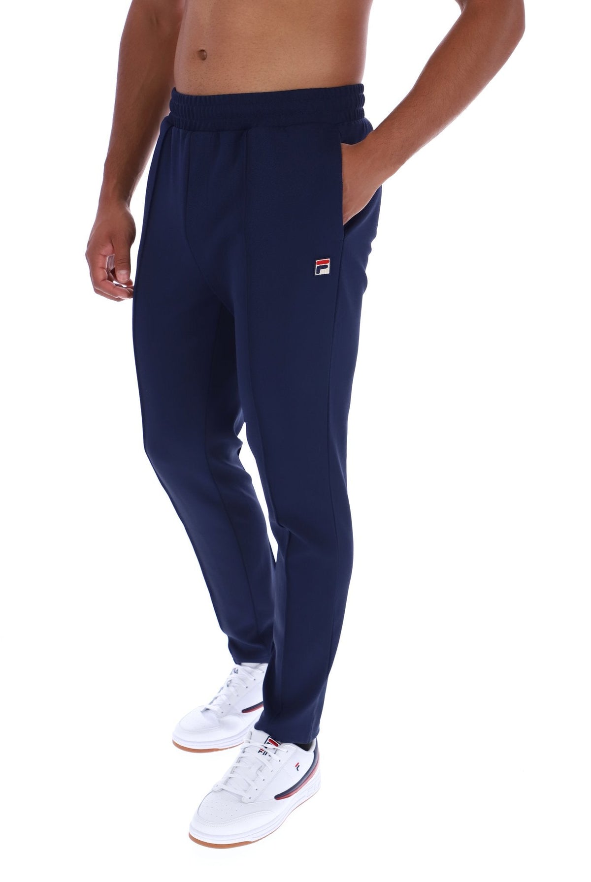 Fila Navy Molveno Pin Tuck Slim Leg Pants - Fila Navy