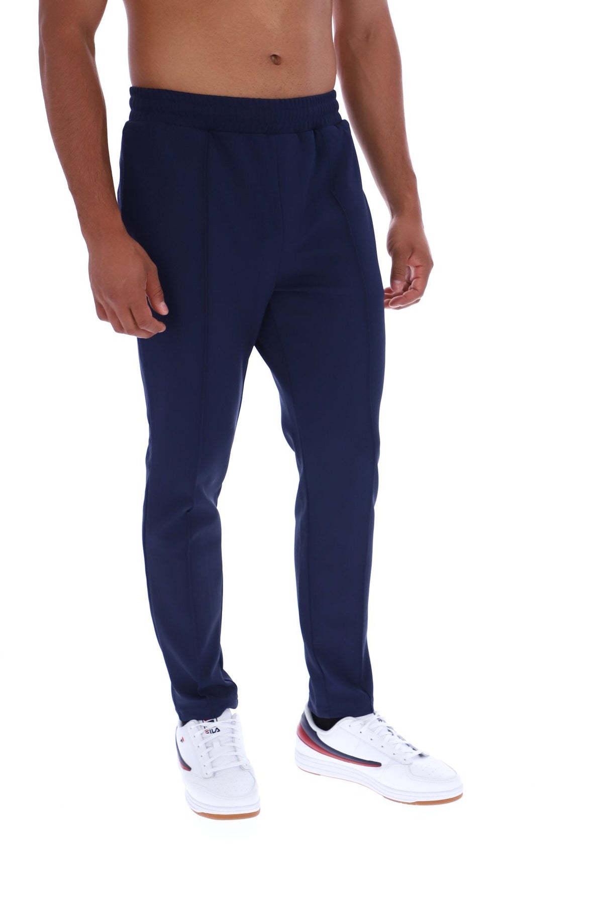 Fila Navy Molveno Pin Tuck Slim Leg Pants - Fila Navy