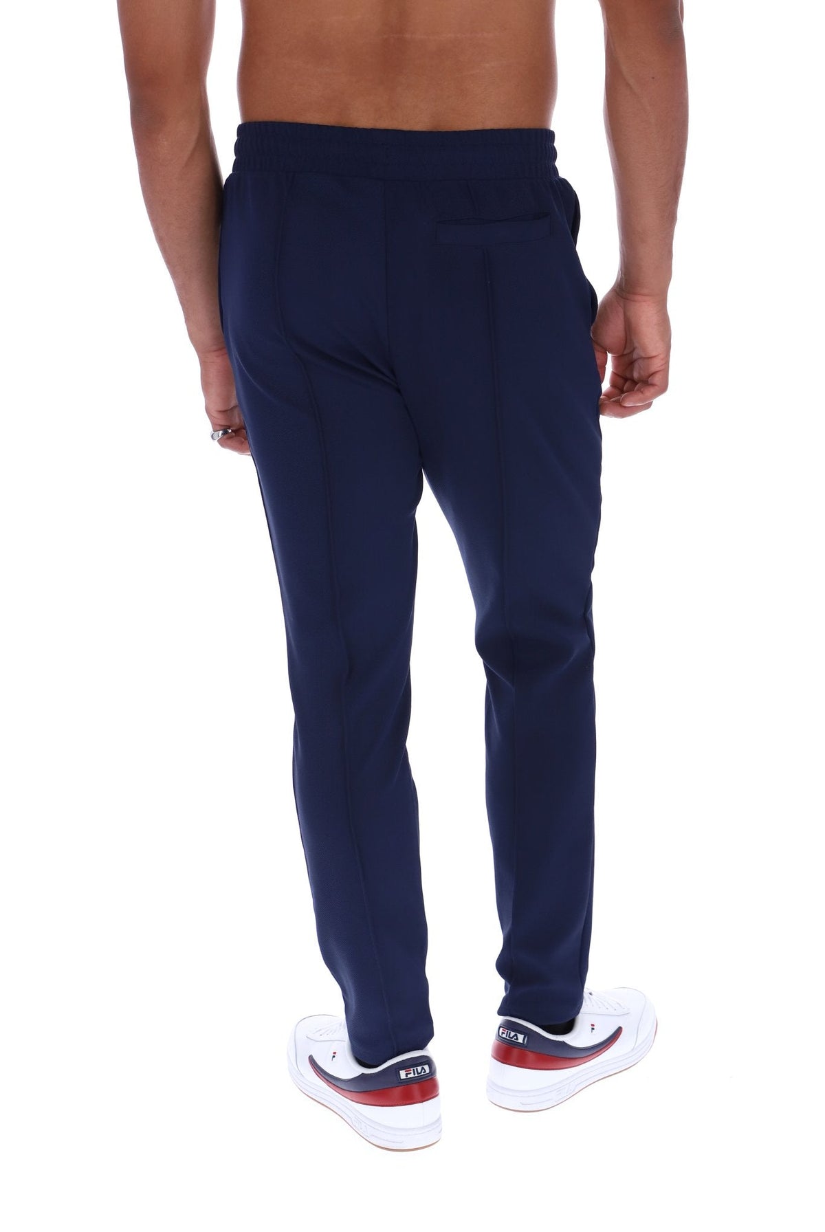 Fila Navy Molveno Pin Tuck Slim Leg Pants - Fila Navy