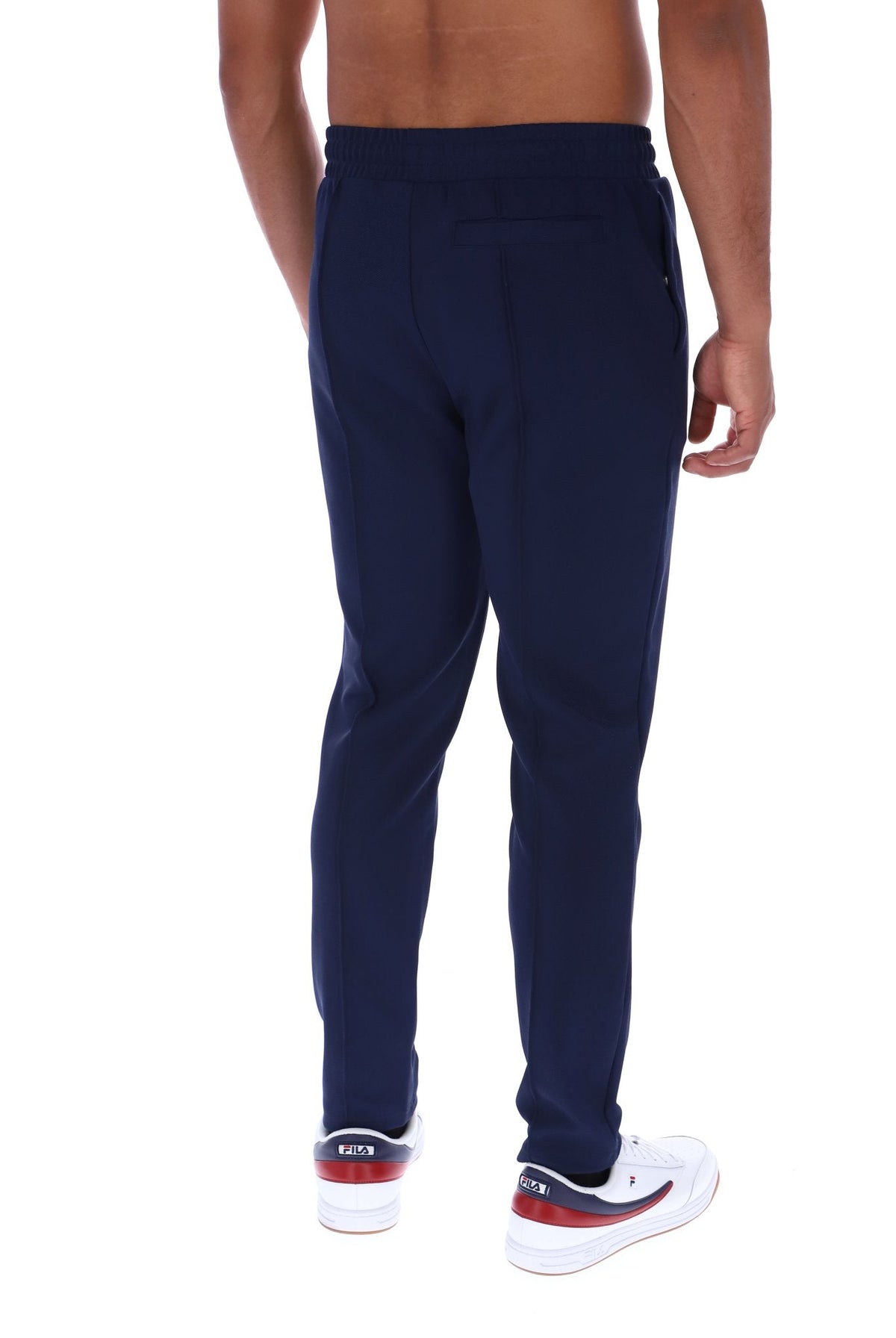 Fila Navy Molveno Pin Tuck Slim Leg Pants - Fila Navy