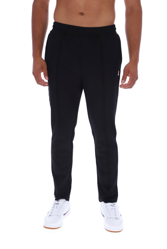 Black Molveno Pin Tuck Slim Leg Pants - Black