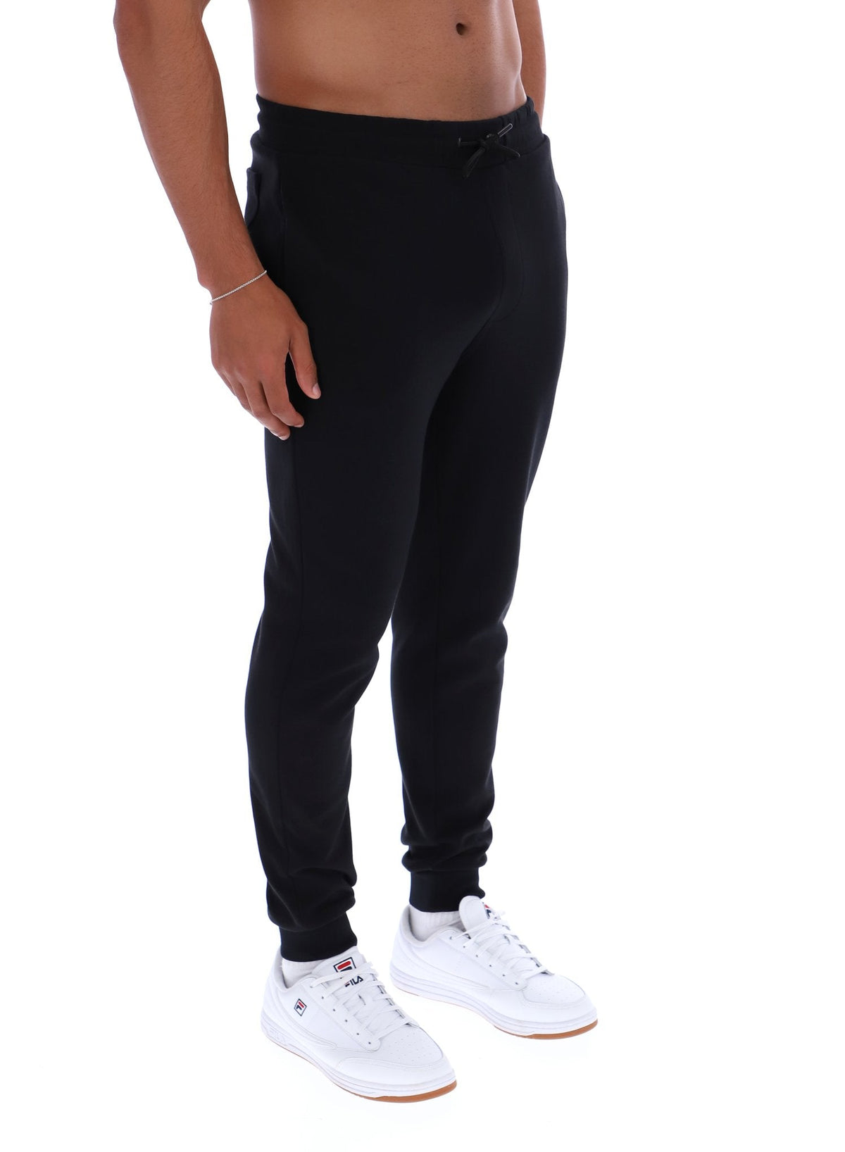 Black Lonny Drawstring Joggers - Black