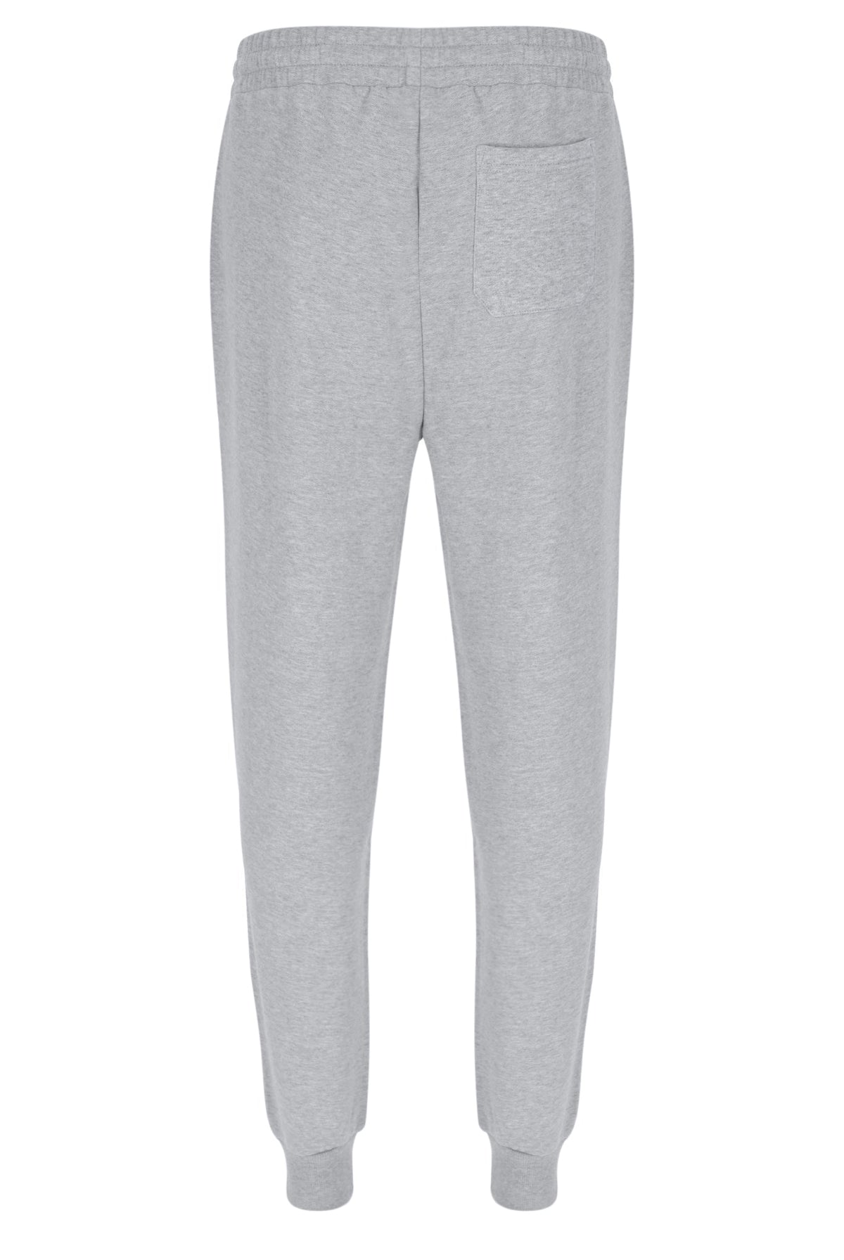 Grey Marl Visconti Tipped Cuff Track Pant - Light Grey Marl
