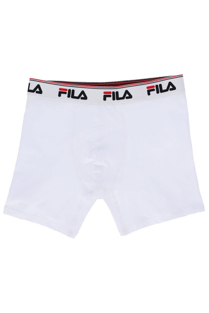 White 2 Pack Mens Mid Rise Boxers - White