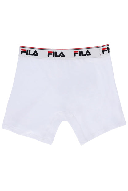 White 2 Pack Mens Mid Rise Boxers - White