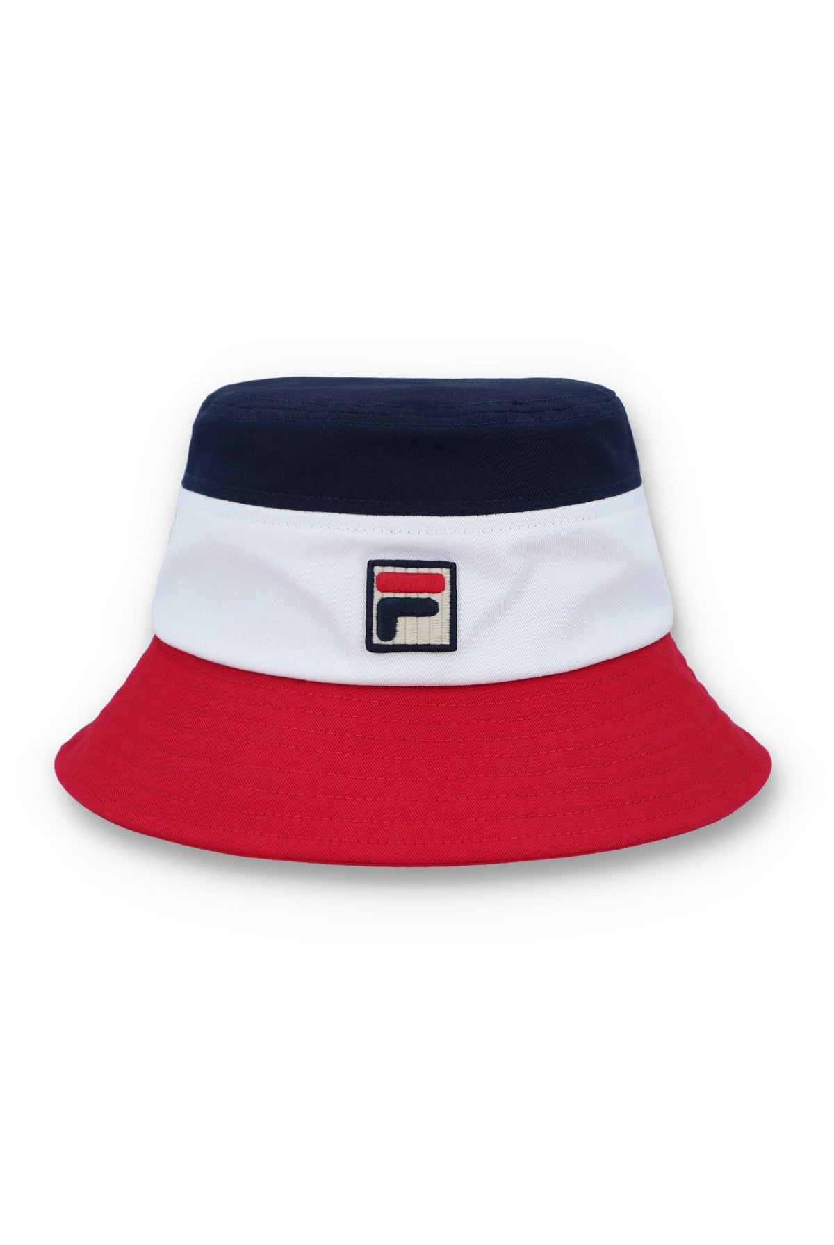 Multi Marco Tri-Colour Bucket Hat - Red