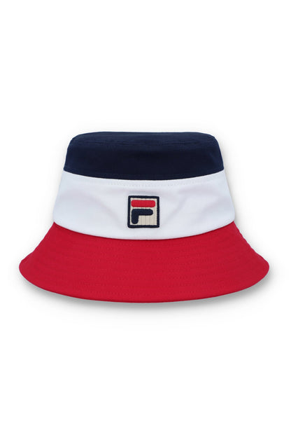 Multi Marco Tri-Colour Bucket Hat - Red