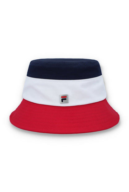Multi Marco Tri-Colour Bucket Hat - Red