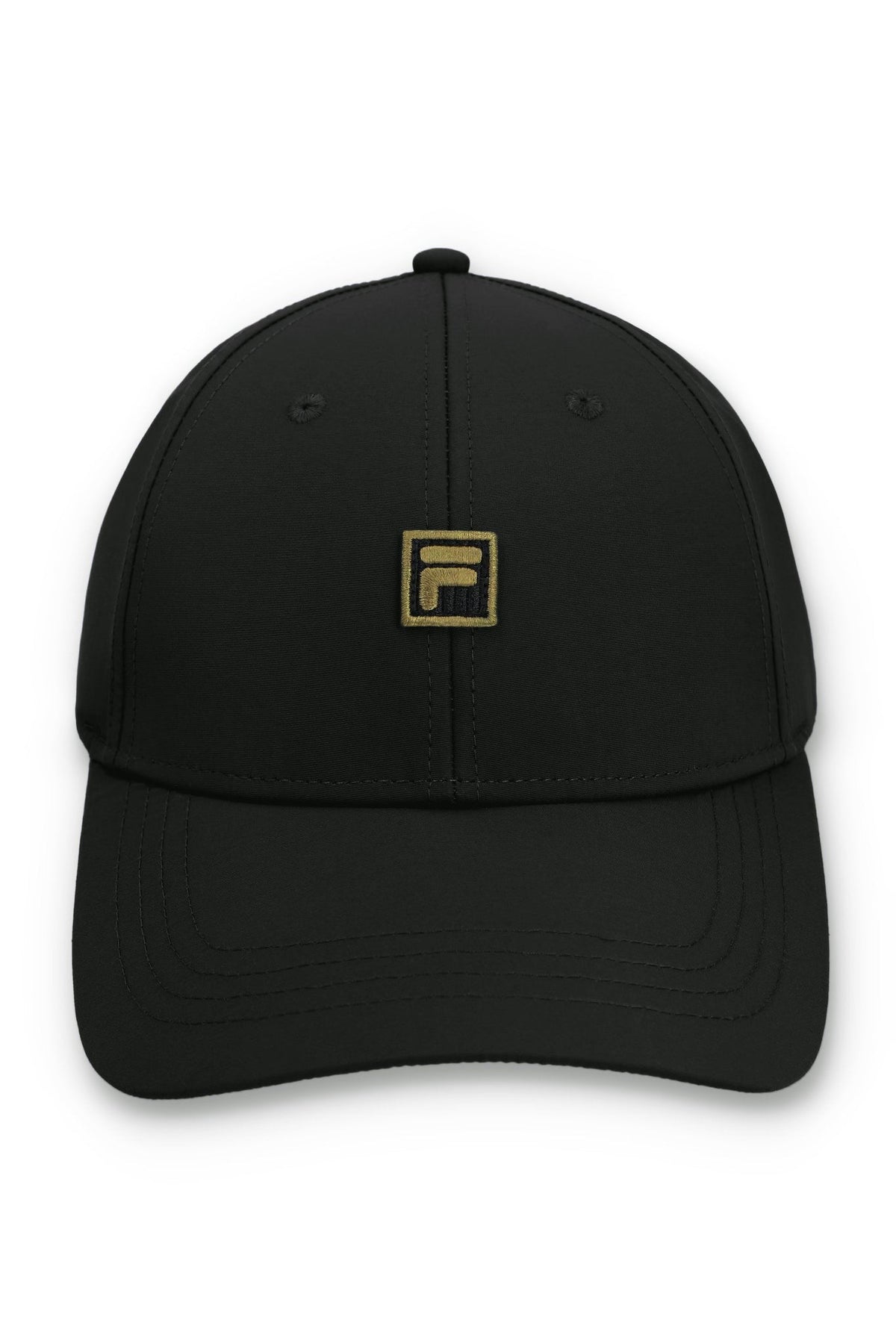 Rawry Plain Baseball Cap with Gold F-Box Logo - Black