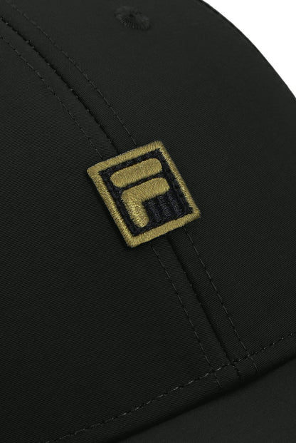 Rawry Plain Baseball Cap with Gold F-Box Logo - Black