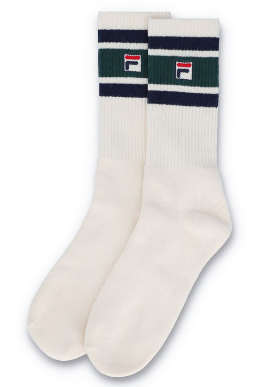 Russel 3-Pack F-Box Heritage Stripe Socks - Cambridge Cream