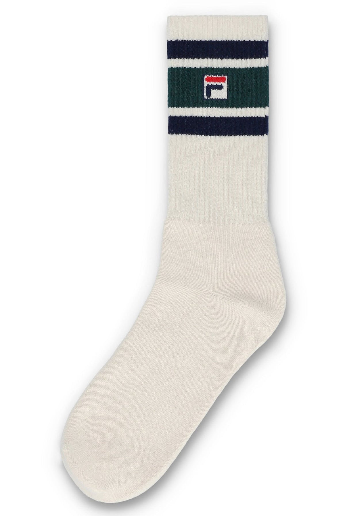Russel 3-Pack F-Box Heritage Stripe Socks - Cambridge Cream
