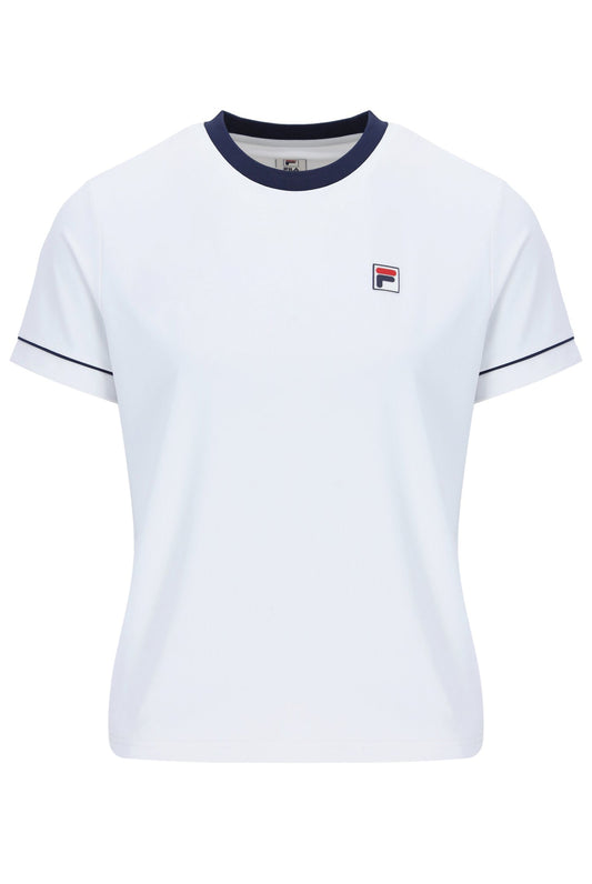 White Women's Tennis T-Shirt - White