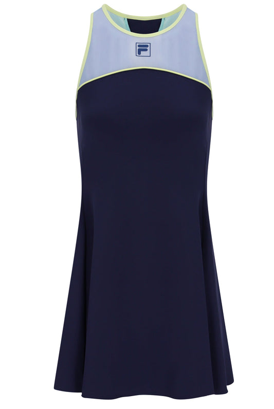 Dark Navy Women’s Jersey Dress with Inner Shorts - Dark Navy