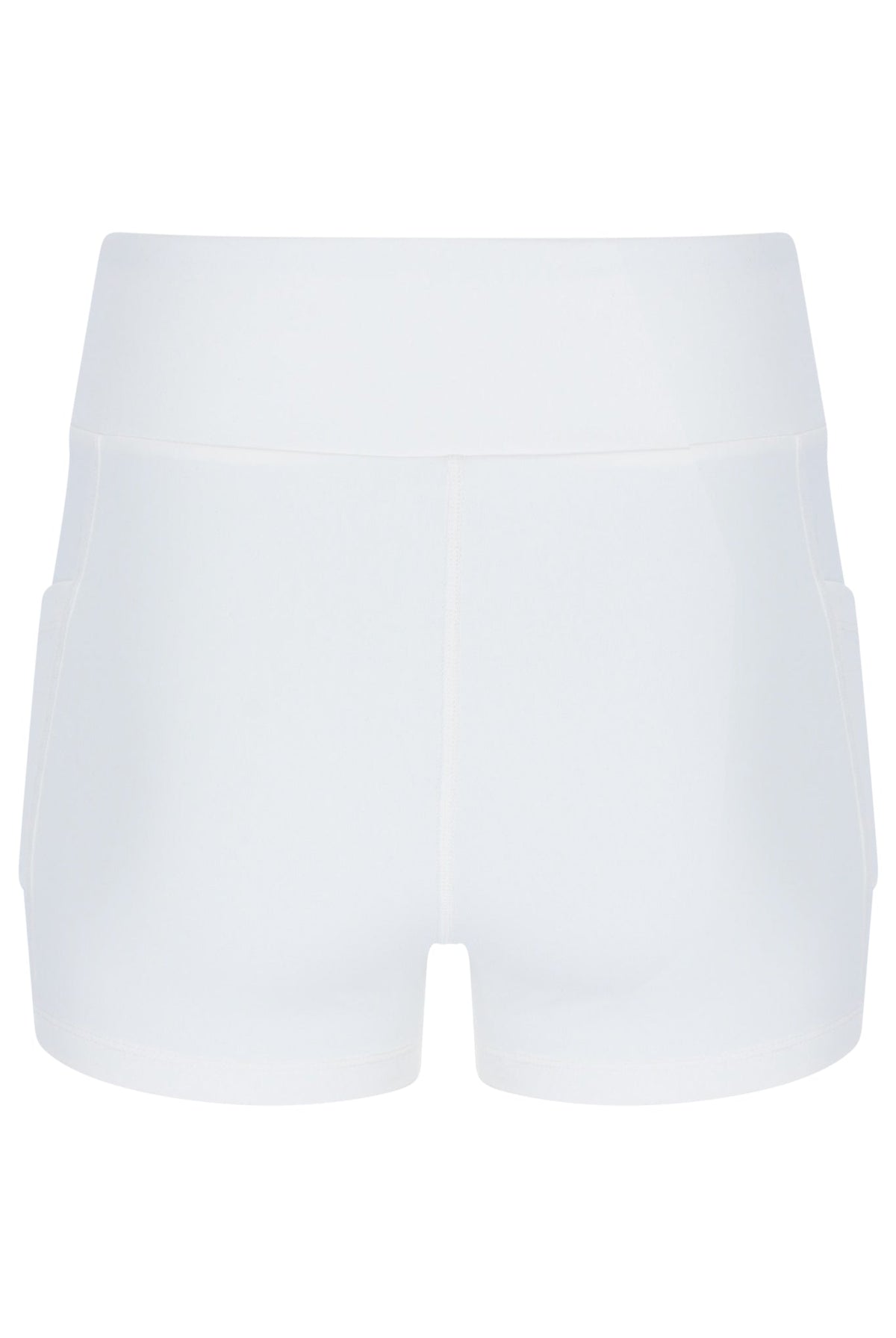 Aqua Women’s Jersey Dress with Inner Shorts - White/Aqua