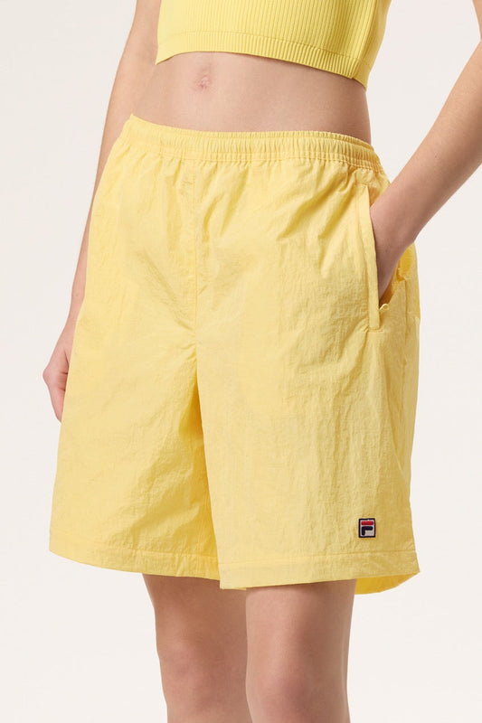 Popcorn Fila x Hailey Crinkle Shorts - Popcorn