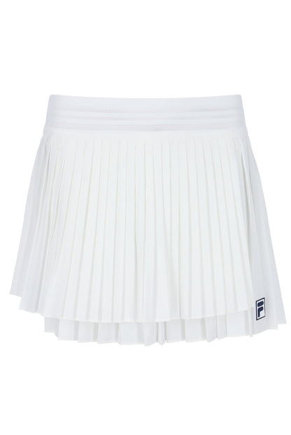 Off White Women’s Pleated Wrap Tennis Skirt - Off White
