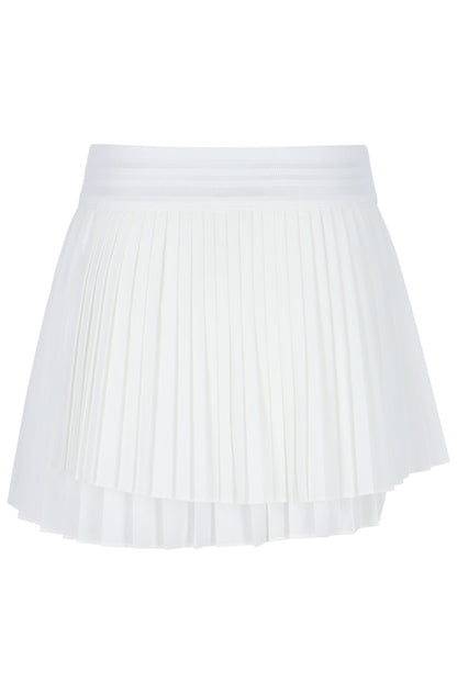 Off White Women’s Pleated Wrap Tennis Skirt - Off White