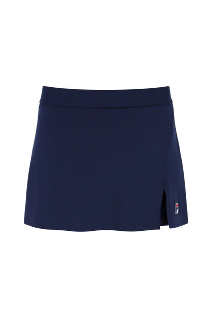 Navy Women's Split Tennis Skort - Navy