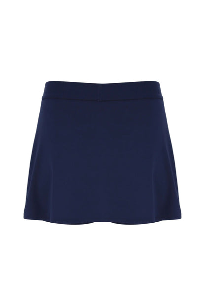 Navy Women's Split Tennis Skort - Navy