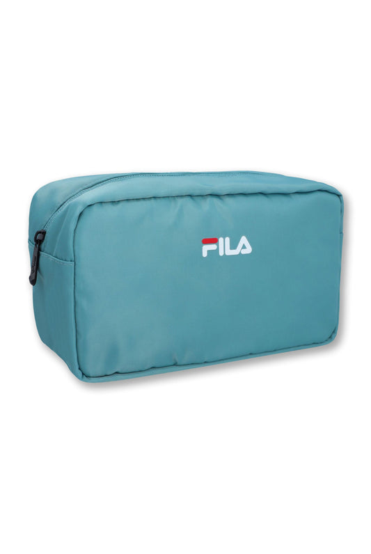 Green Logo Wash Bag - Blue-Green