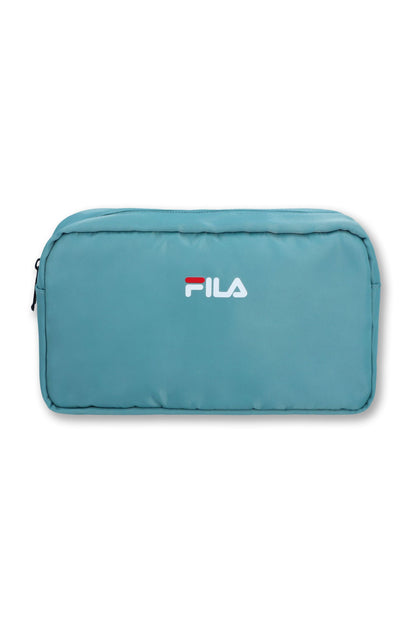Green Logo Wash Bag - Blue-Green