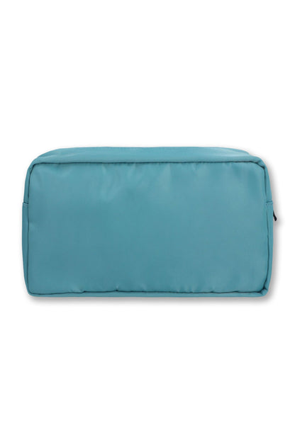 Green Logo Wash Bag - Blue-Green