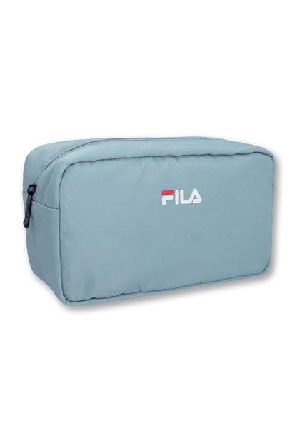 Grey Logo Wash Bag - Blue Grey