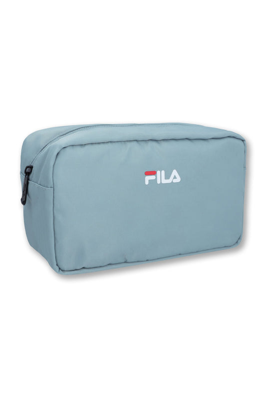 Grey Logo Wash Bag - Blue Grey