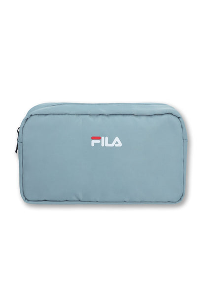 Grey Logo Wash Bag - Blue Grey