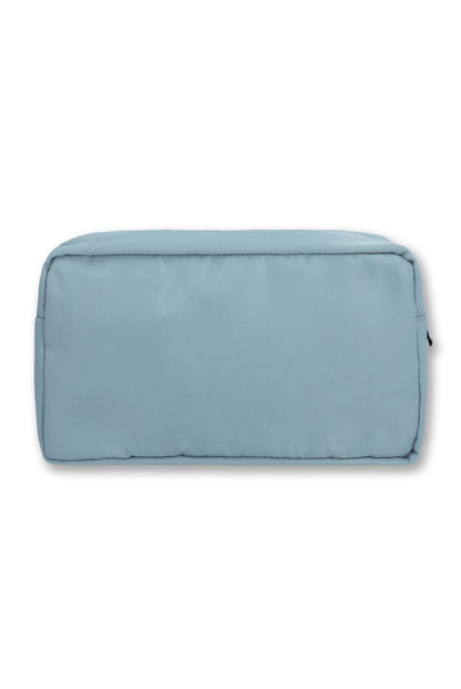 Grey Logo Wash Bag - Blue Grey