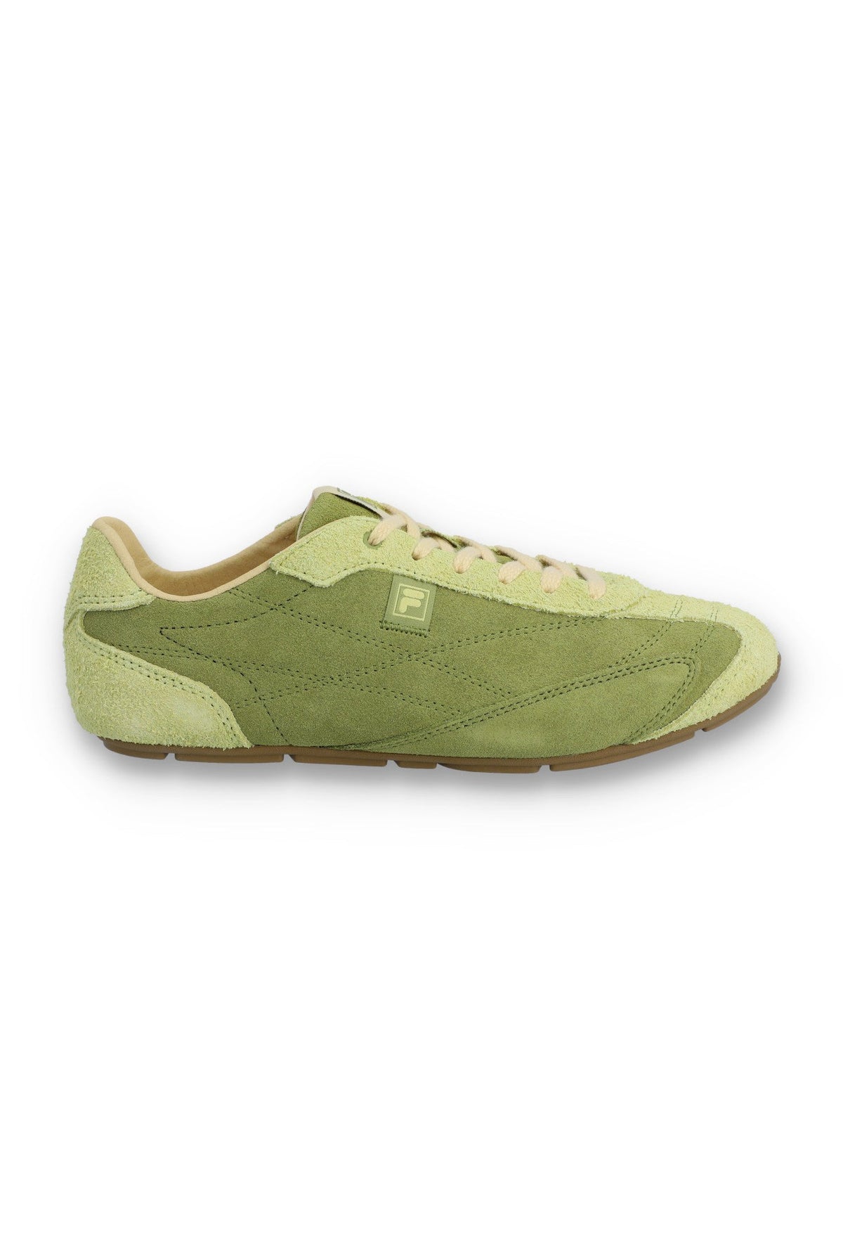 Women's Green Suede Ritmo Trainer - Green