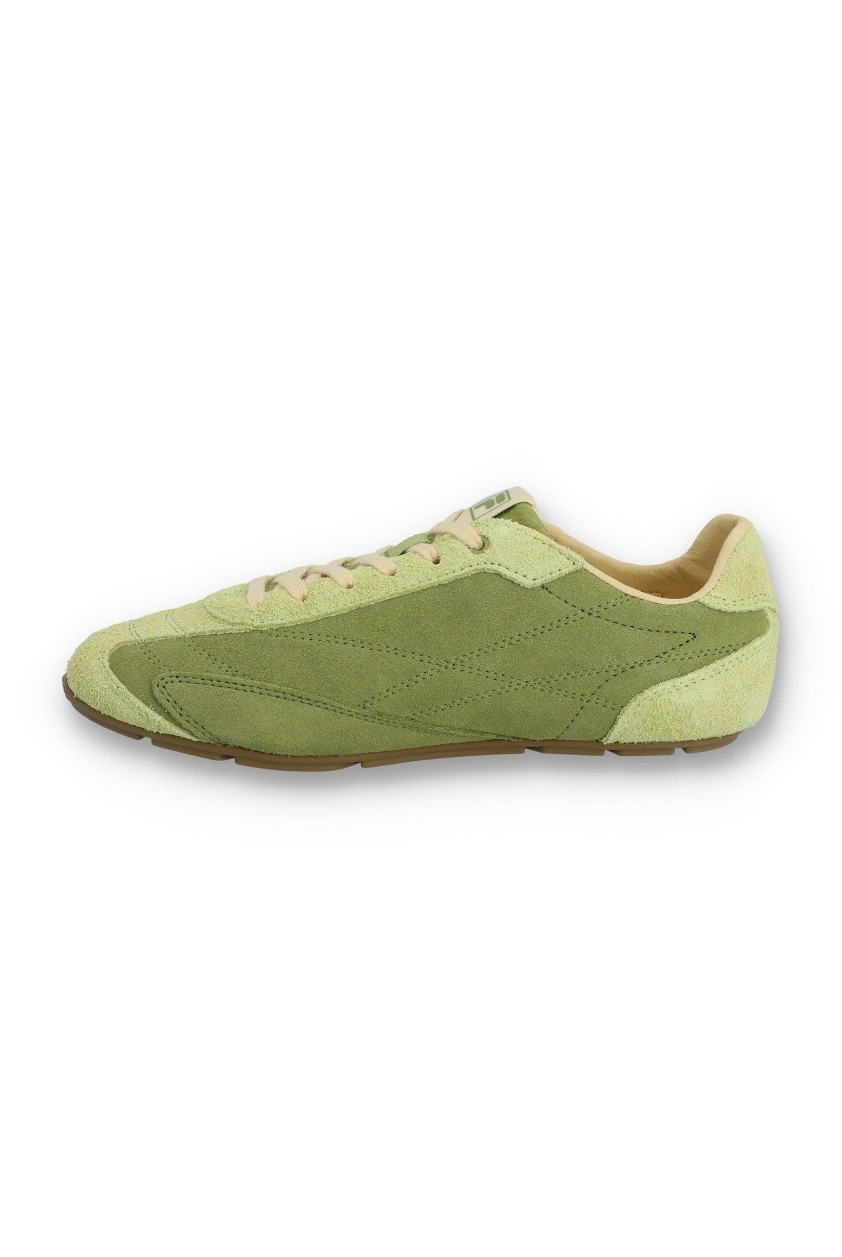 Women's Green Suede Ritmo Trainer - Green