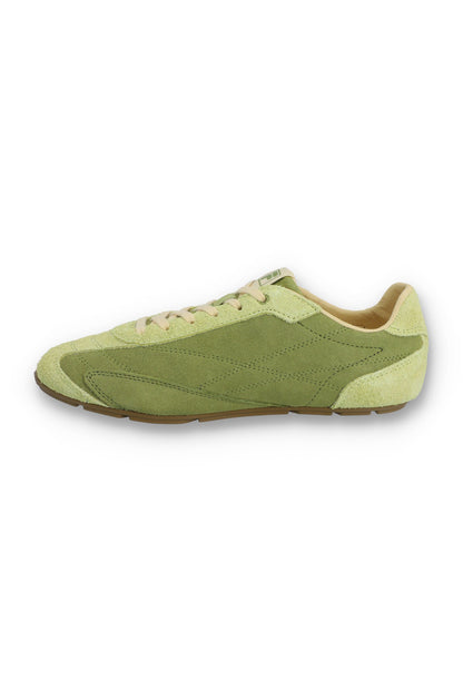 Women's Green Suede Ritmo Trainer - Green