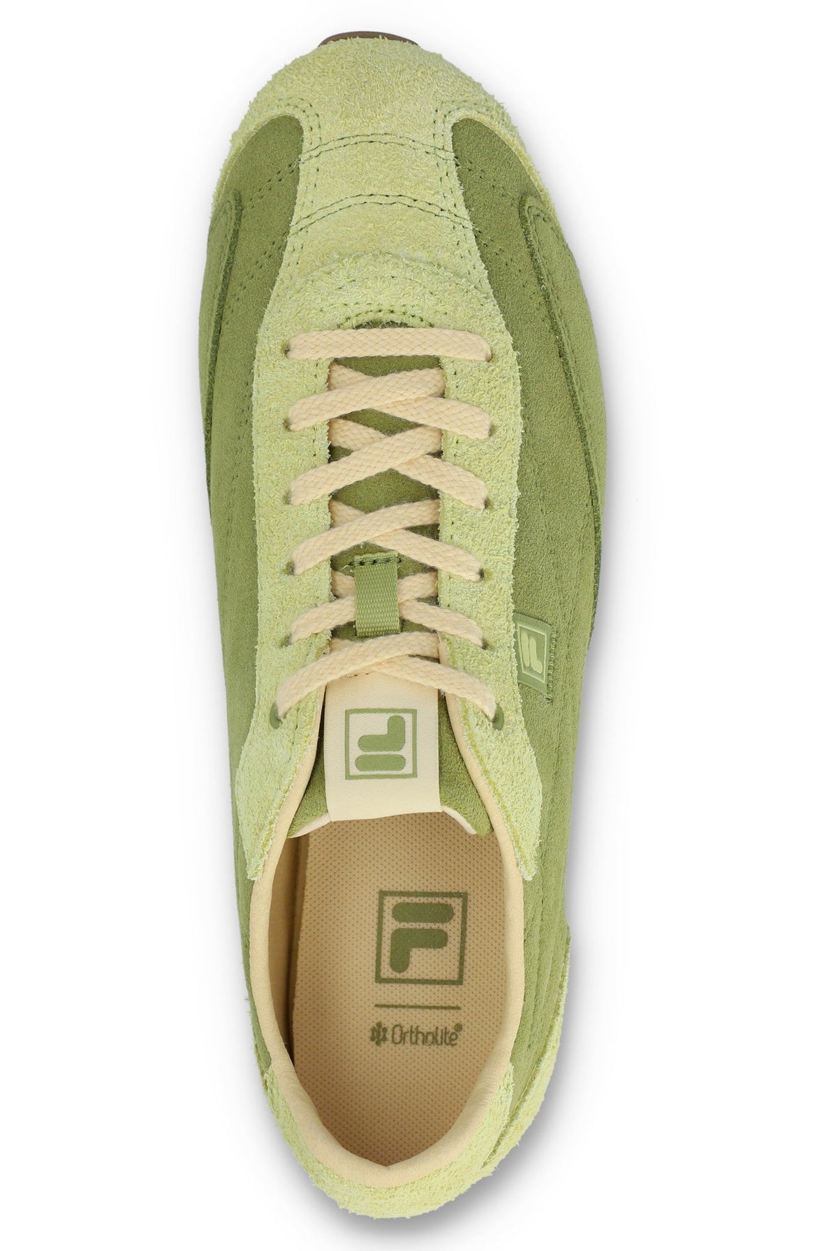 Women's Green Suede Ritmo Trainer - Green