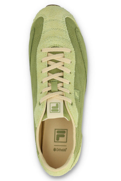 Women's Green Suede Ritmo Trainer - Green