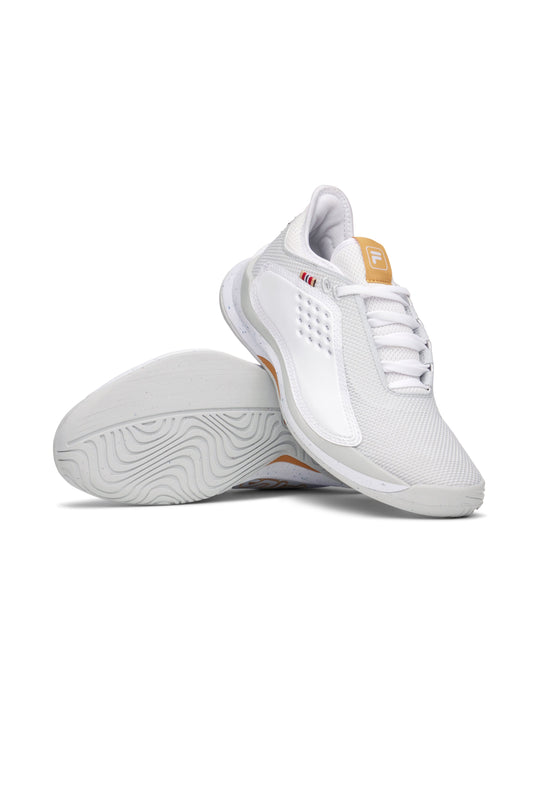 White Mondo Forza Women's Tennis Trainer - Glacier Grey