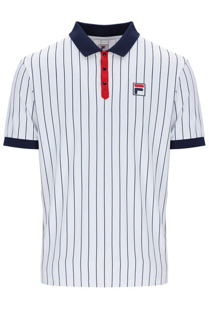 White Men's Traditional Borg Polo - White