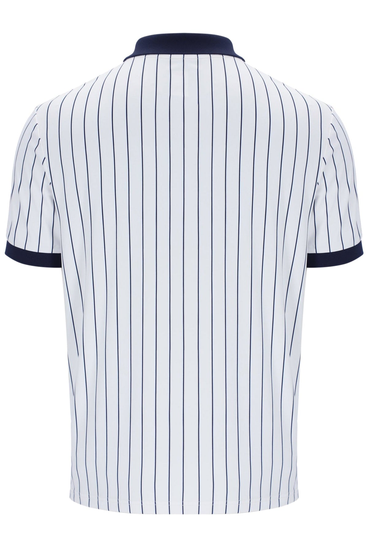 White Men's Traditional Borg Polo - White