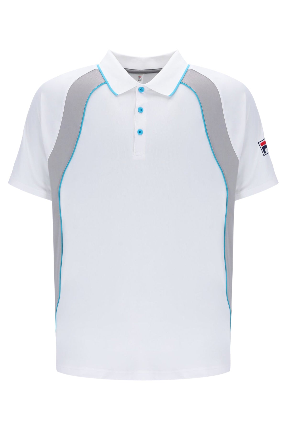 White Backspin Tennis Short Sleeve Polo - White