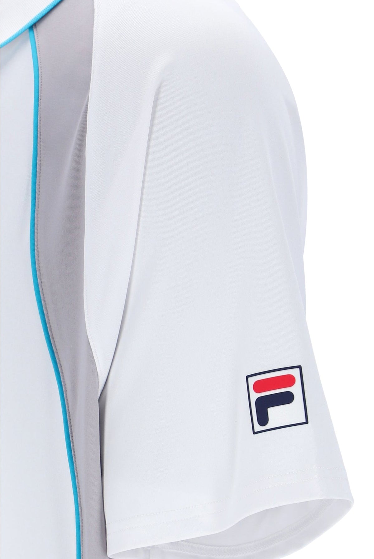 White Backspin Tennis Short Sleeve Polo - White